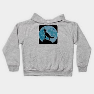 Howling to the moon Kids Hoodie
